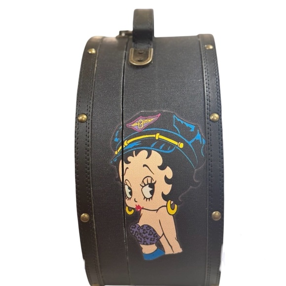 Betty Boop SS Sarna Motorcycle Hat Box - Picture 3 of 6